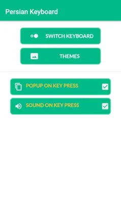 Persian Keyboard android App screenshot 2